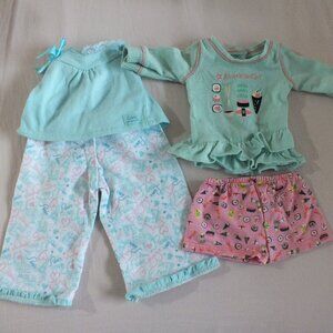 American Girl Doll Grace's PJ's and Sushi Pajamas